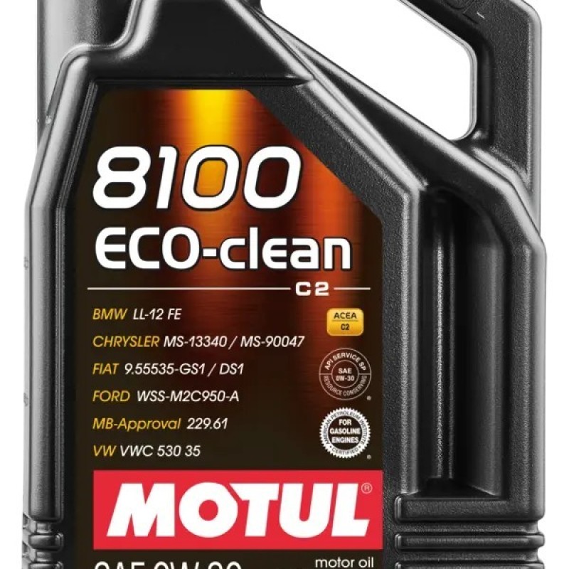 MOTUL 8100 ECO-CLEAN 0W30 C2 5L