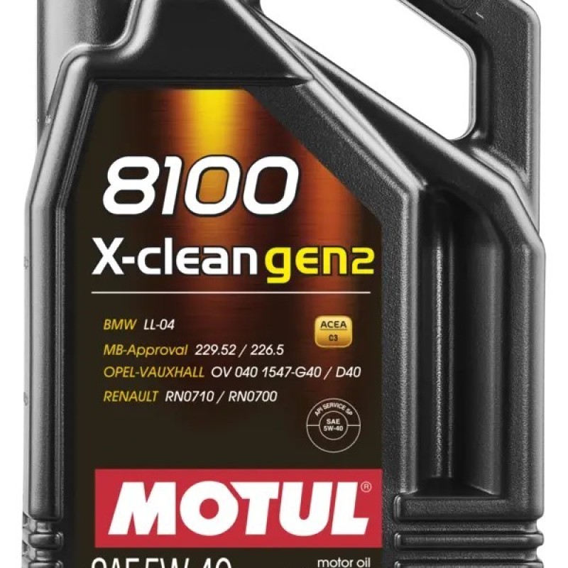 MOTUL 8100 X-CLEAN GEN2 5W40 L5