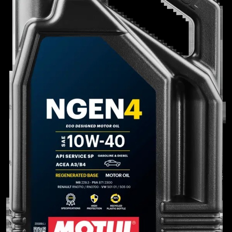 MOTUL NGEN 4 10W40 4X5L. MOTUL NGEN 4 10W40 4X5L.