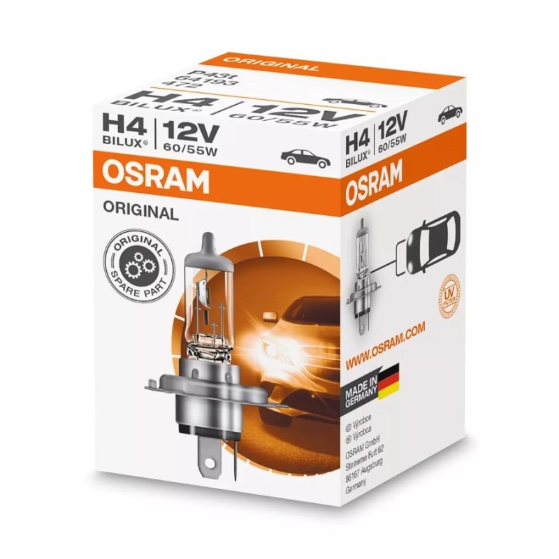 OSRAM 12V H4 P43T OSRAM 12V H4 P43T