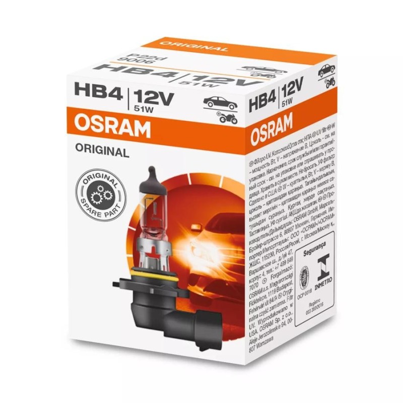 OSRAM 12V 51W HB4 P22D OSRAM 12V 51W HB4 P22D